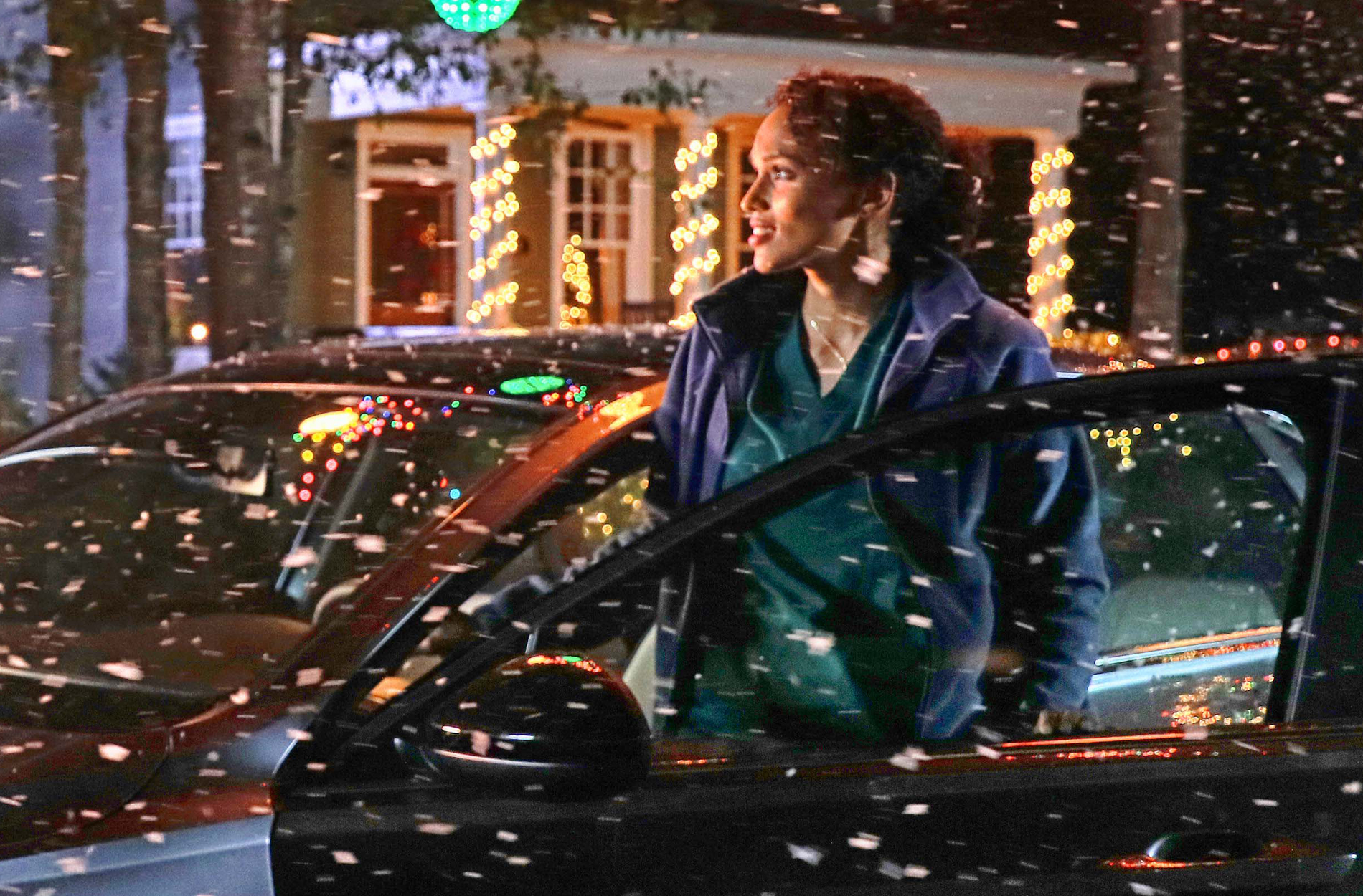 screenshot of christmas commercial